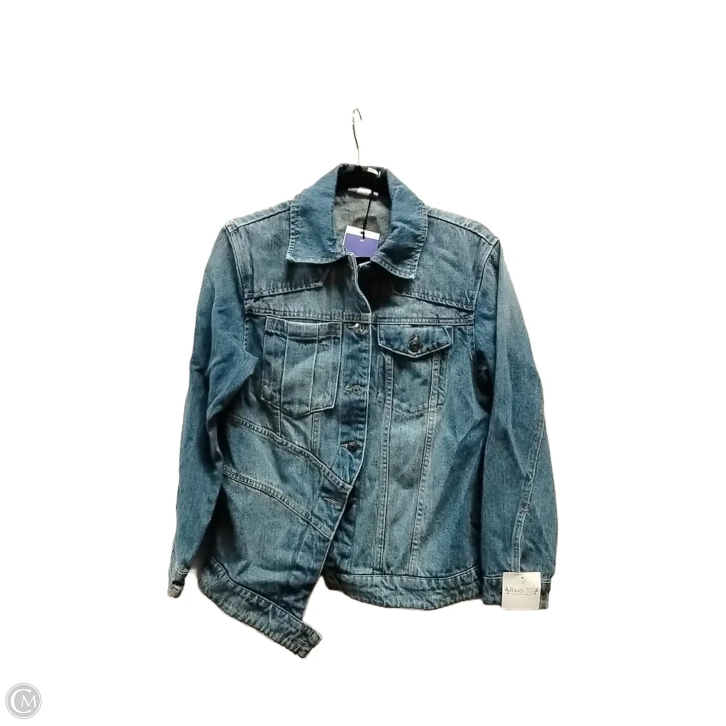 Jacket Denim By Future Collective In Blue, Size: Xxs