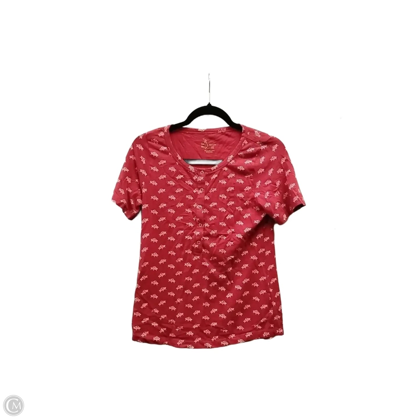 Top Short Sleeve Basic By Clothes Mentor In Red, Size: Xs