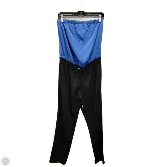 Romper By Express In Black & Blue, Size: Xs