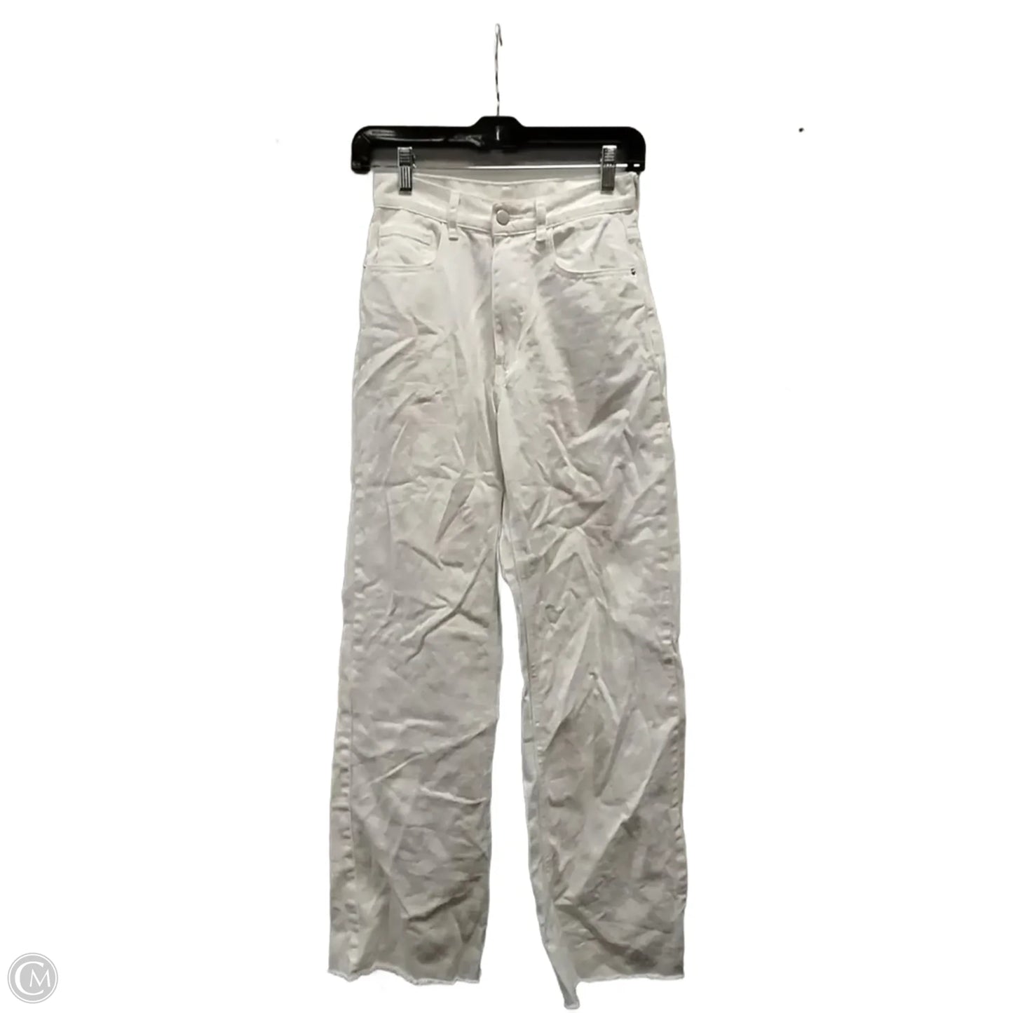 Jeans Wide Leg By Shein In White, Size: 0