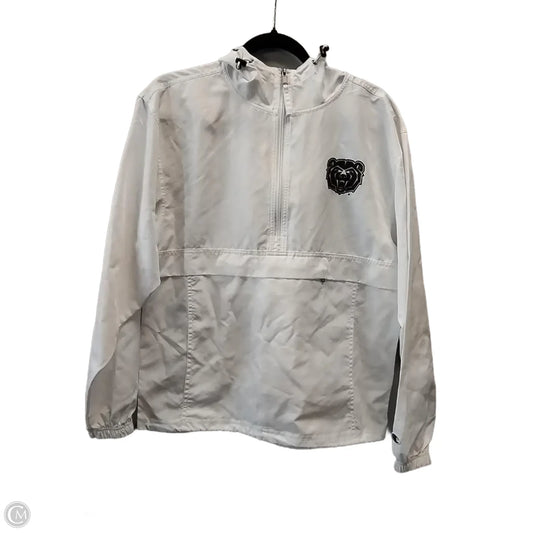 Athletic Jacket By Champion In White, Size: Xs