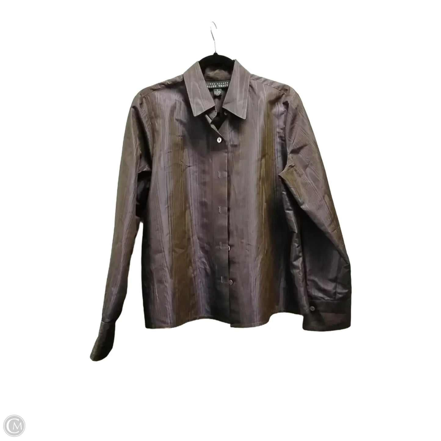 Top Long Sleeve By Ellen Ashley In Multi-colored, Size: 12