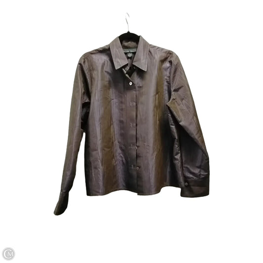 Top Long Sleeve By Ellen Ashley In Multi-colored, Size: 12