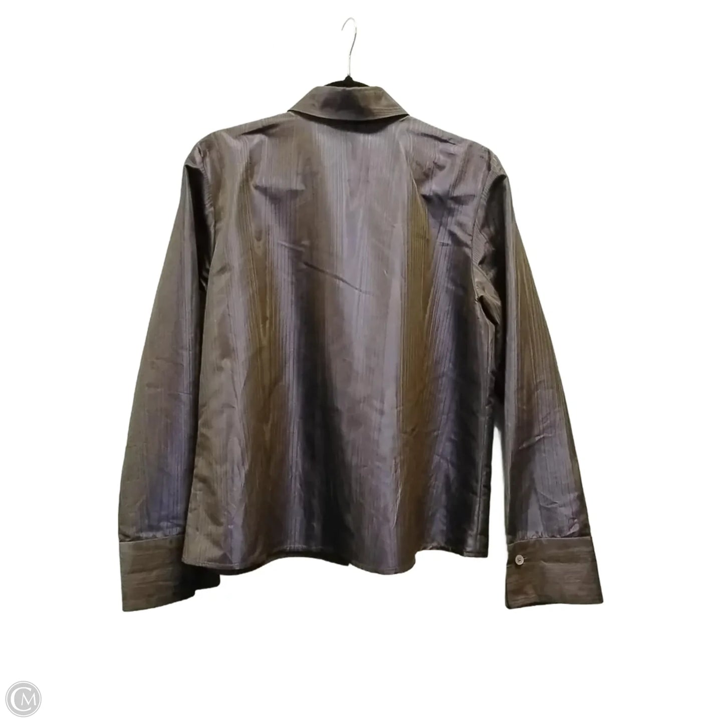 Top Long Sleeve By Ellen Ashley In Multi-colored, Size: 12