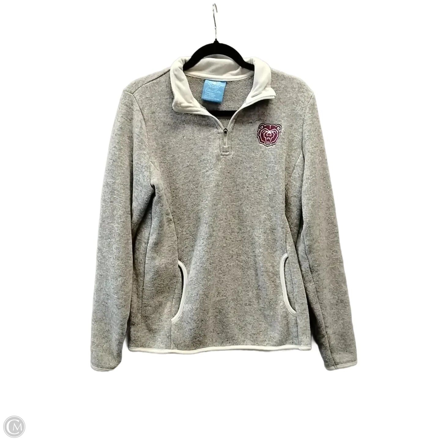 Sweatshirt Collar By Clothes Mentor In Grey, Size: Xl