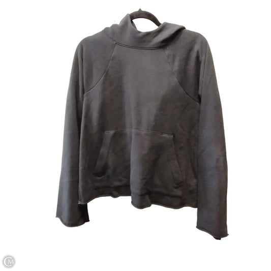 Sweatshirt Hoodie By Athleta In Black, Size: S