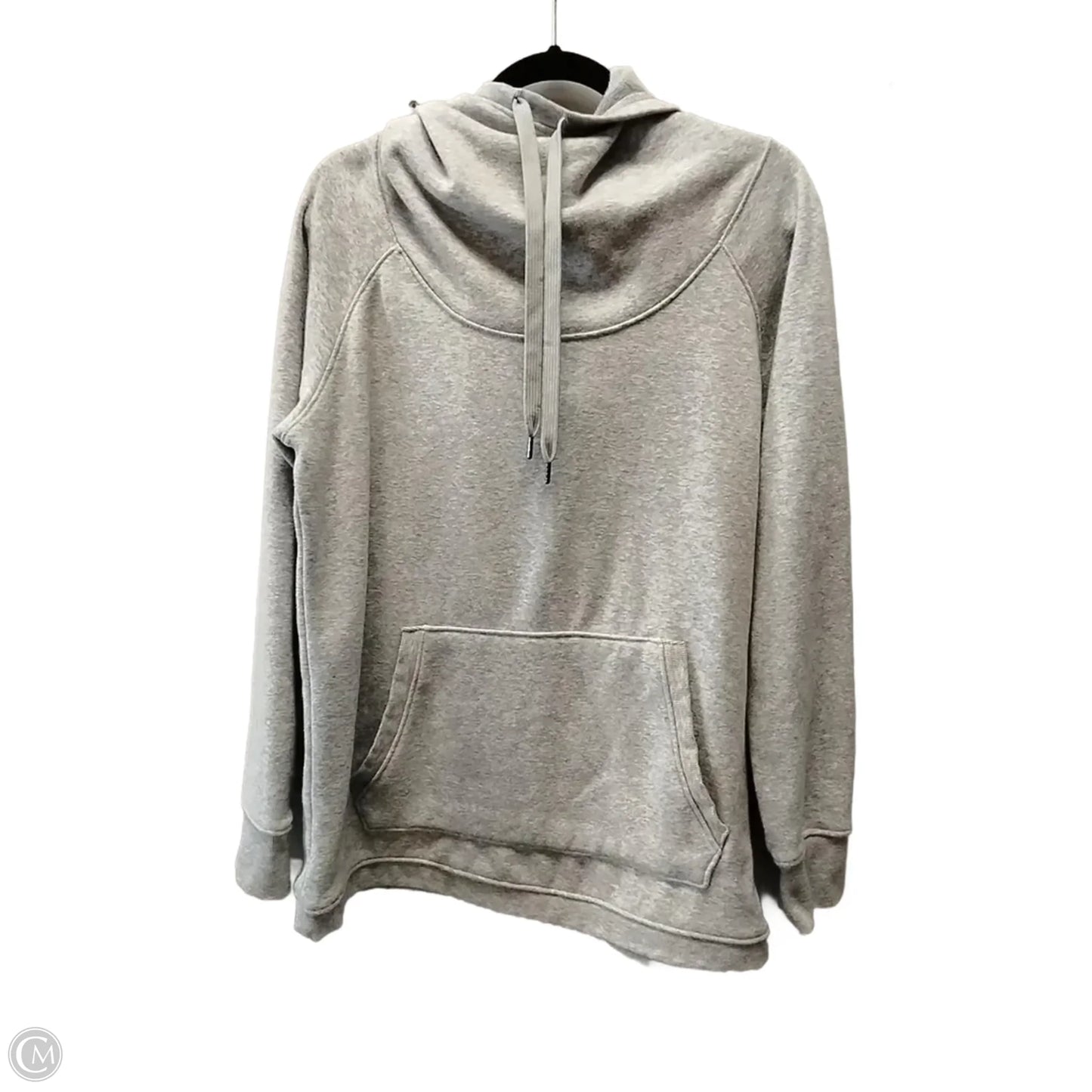 Sweatshirt Hoodie By Active Life In Grey, Size: L