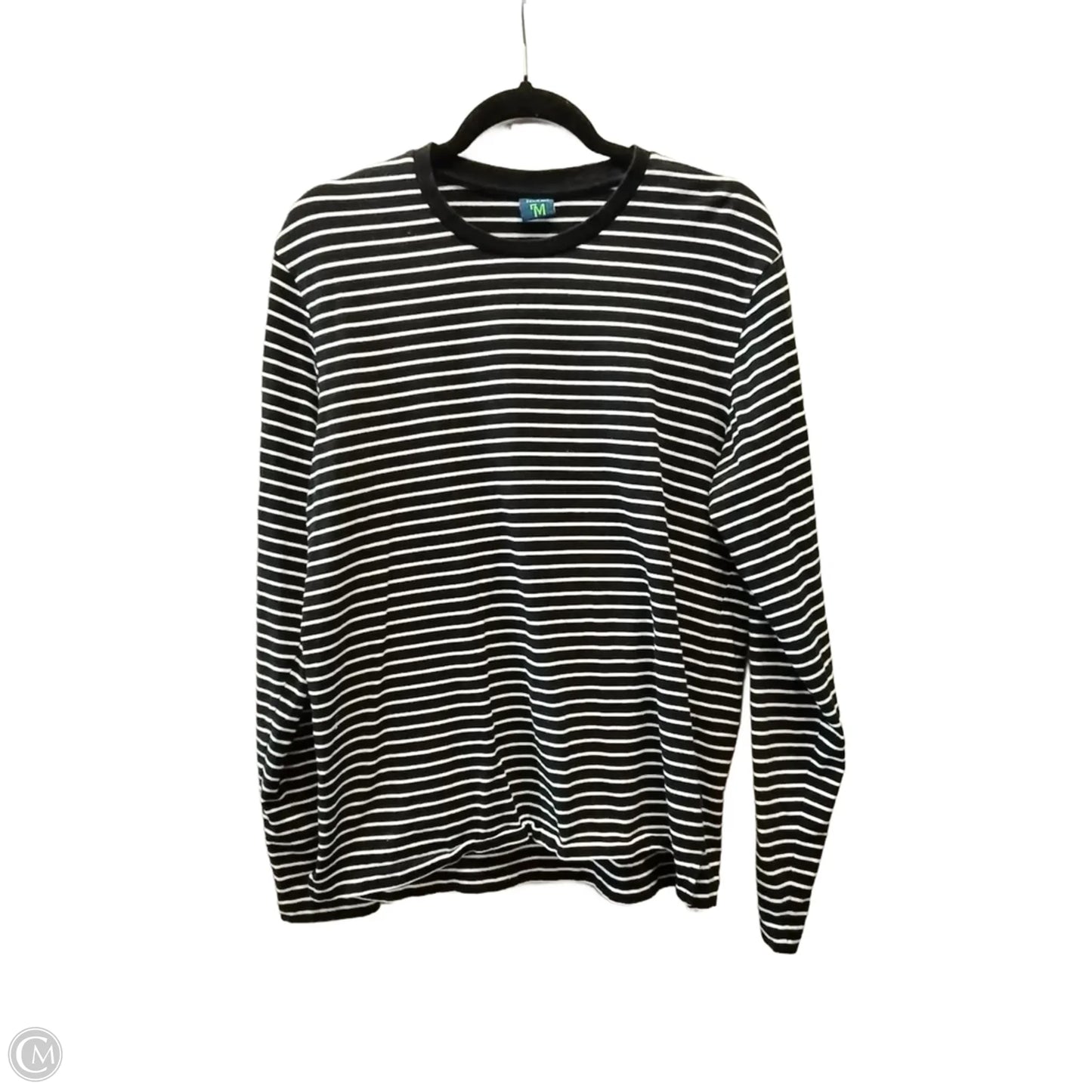 Top Long Sleeve Basic By Clothes Mentor In Striped Pattern, Size: M