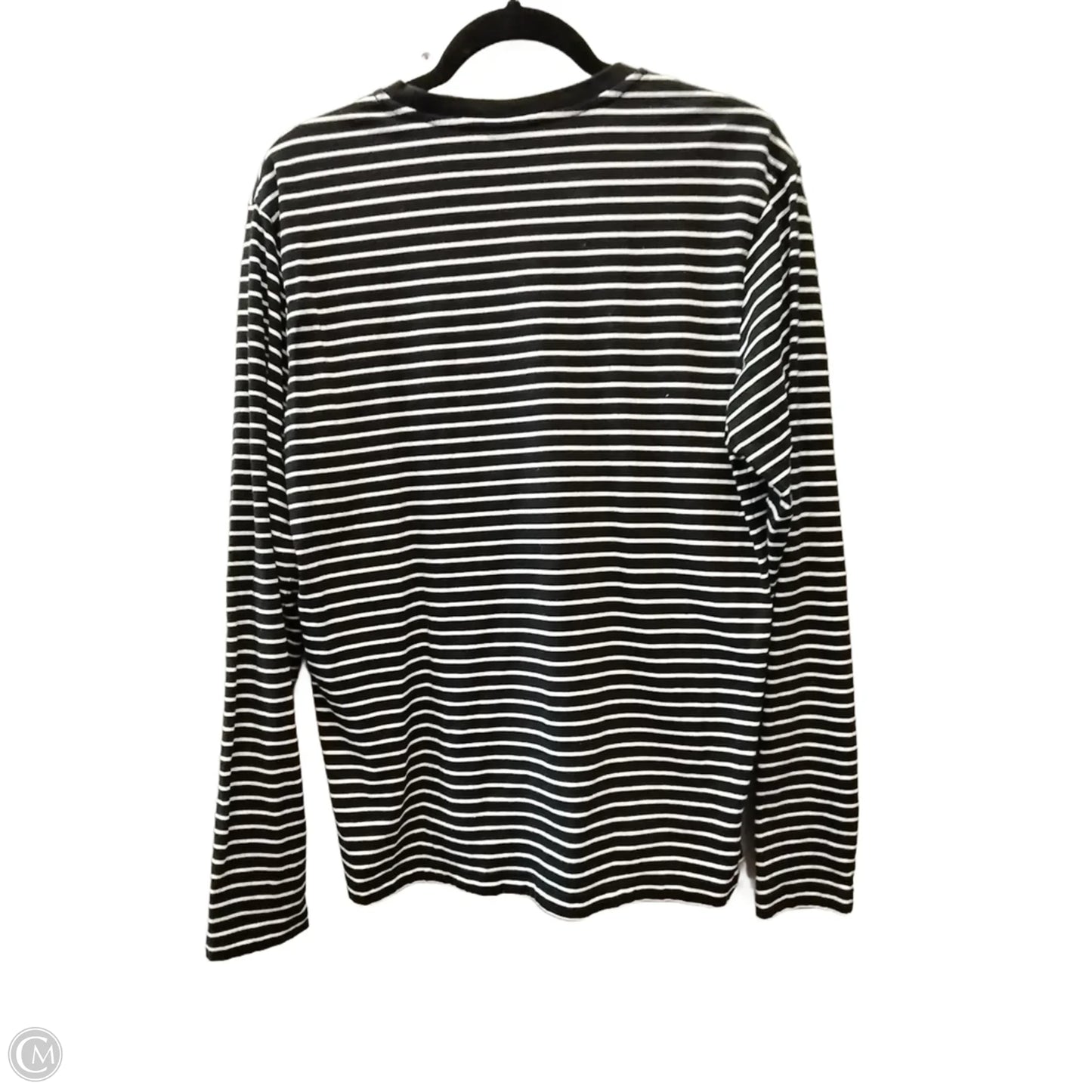 Top Long Sleeve Basic By Clothes Mentor In Striped Pattern, Size: M