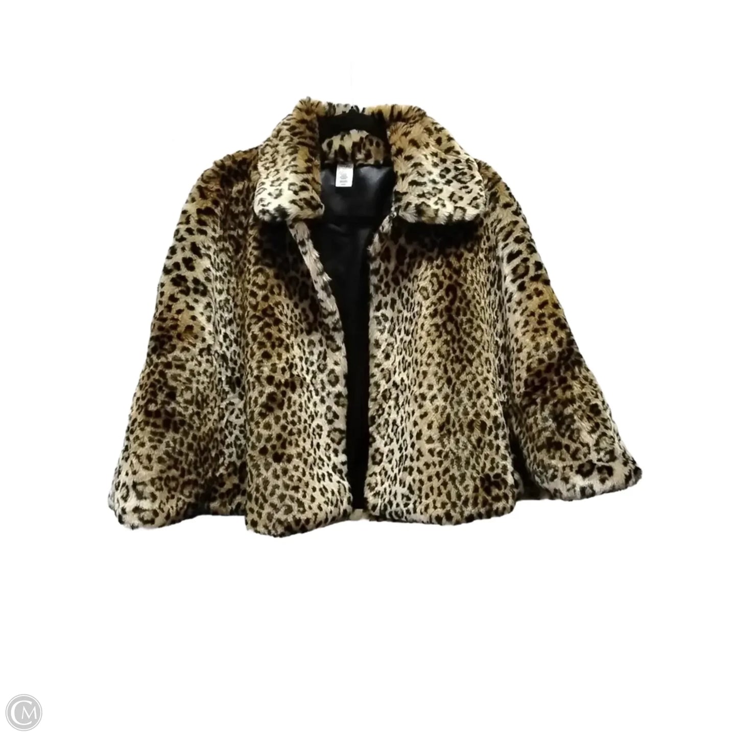 Vest Faux Fur & Sherpa By East 5th In Leopard Print, Size: L