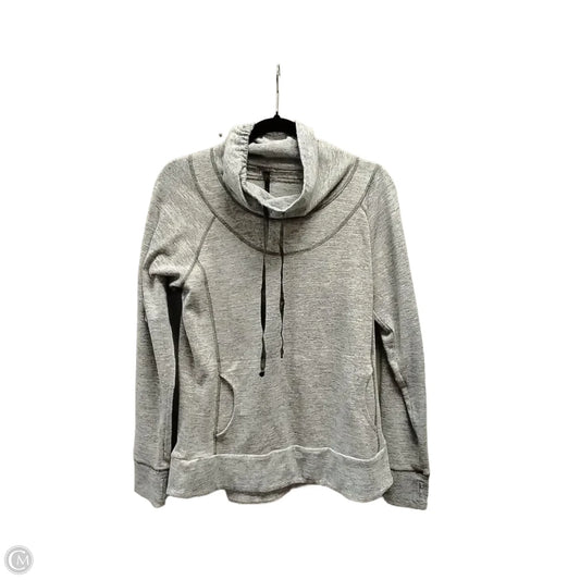 Sweatshirt Collar By Clothes Mentor In Grey, Size: L