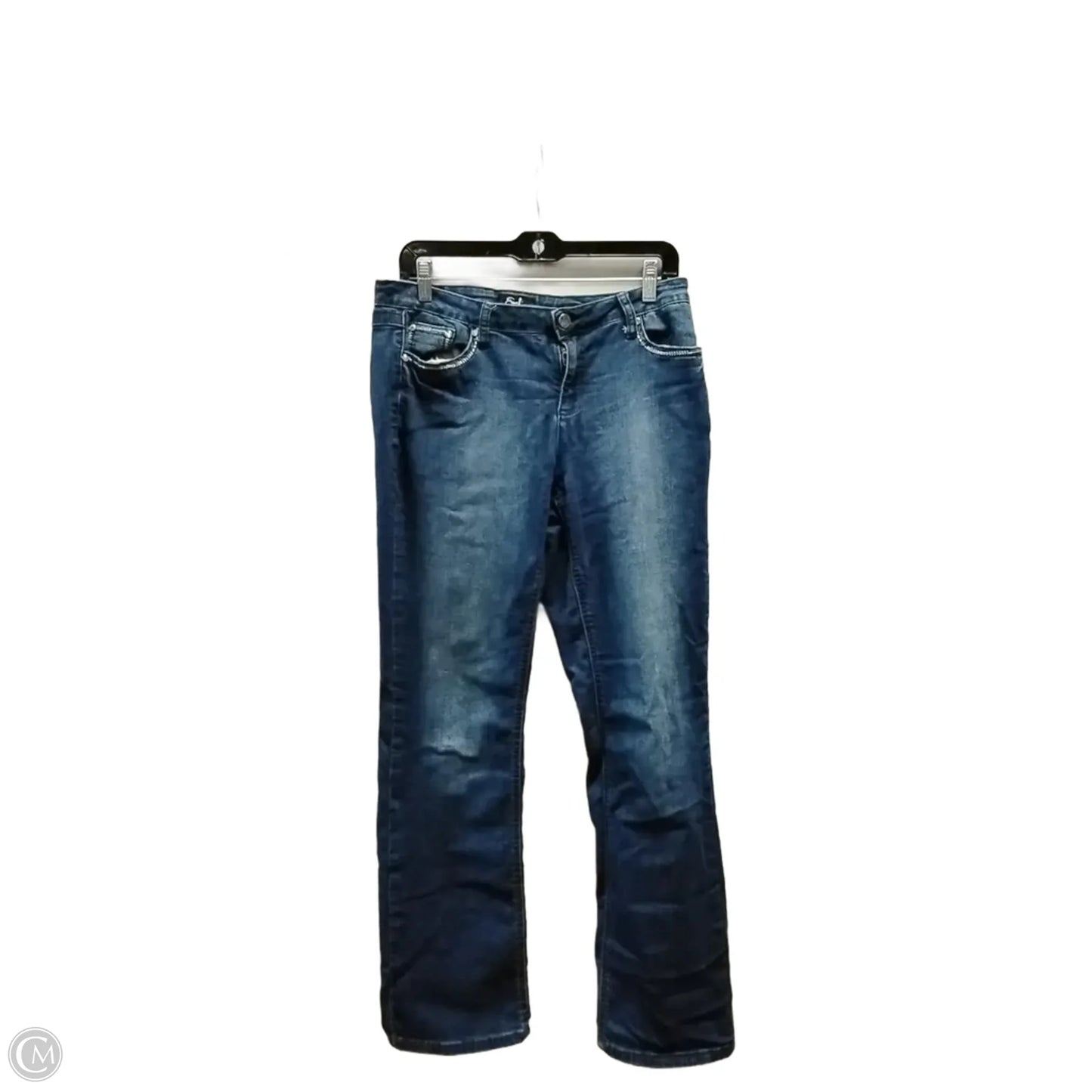 Jeans Boot Cut By Earl Jean In Blue, Size: 12