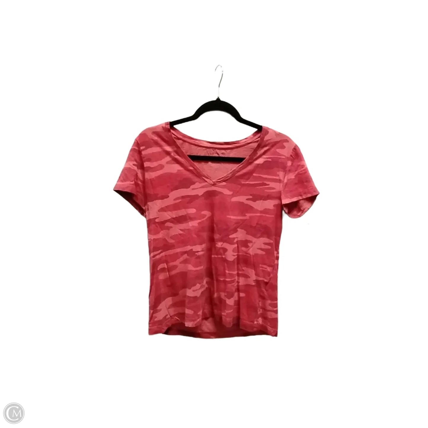 Top Short Sleeve By Lucky Brand In Camouflage Print, Size: Sp