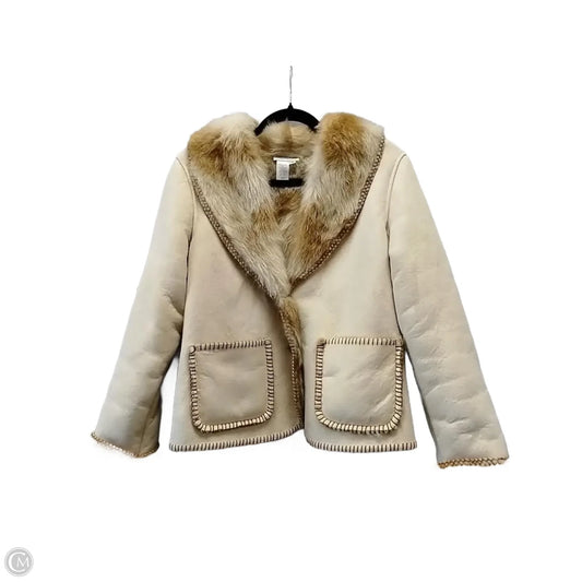 Coat Other By Coldwater Creek In Tan, Size: S