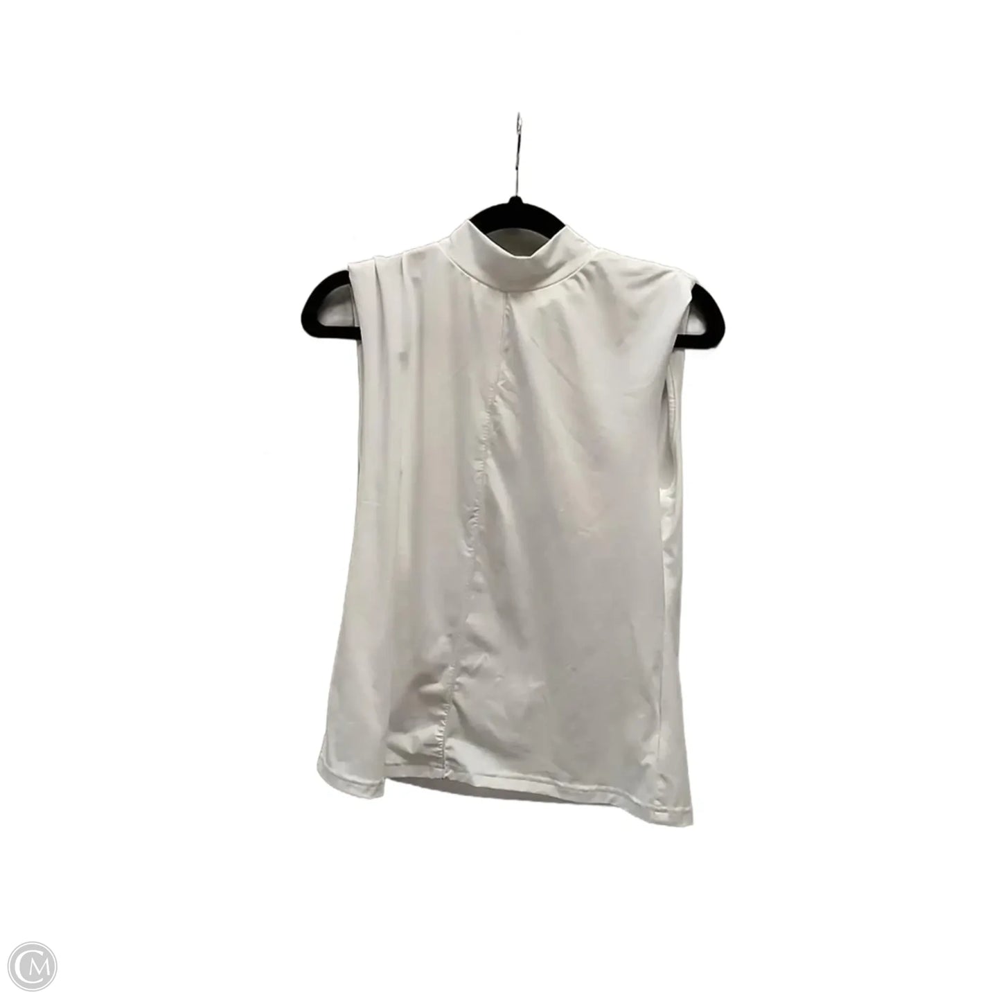 Blouse Sleeveless By Clothes Mentor In White, Size: M