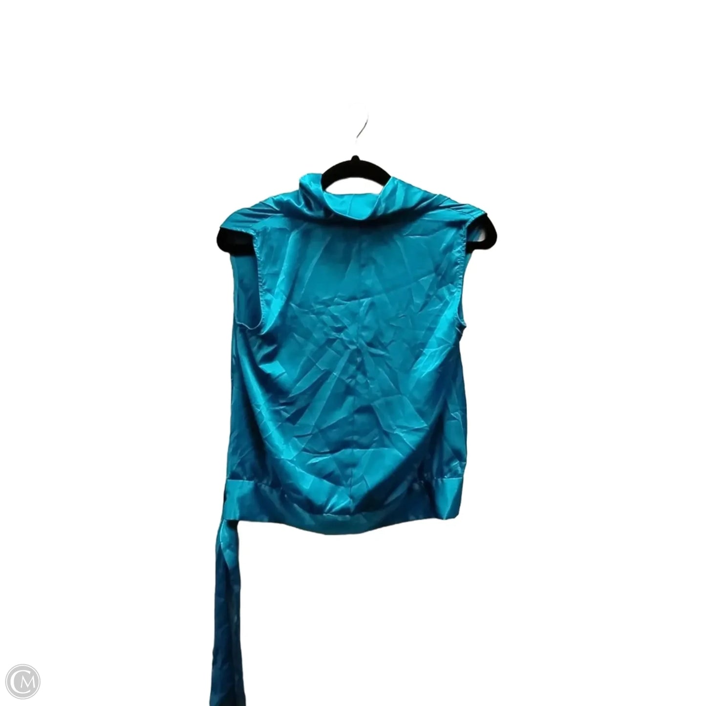 Blouse Sleeveless By Banana Republic In Blue, Size: Xs