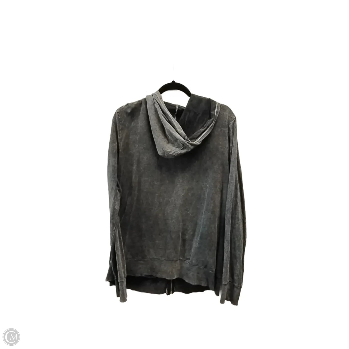 Sweatshirt Hoodie By Clothes Mentor In Grey, Size: M