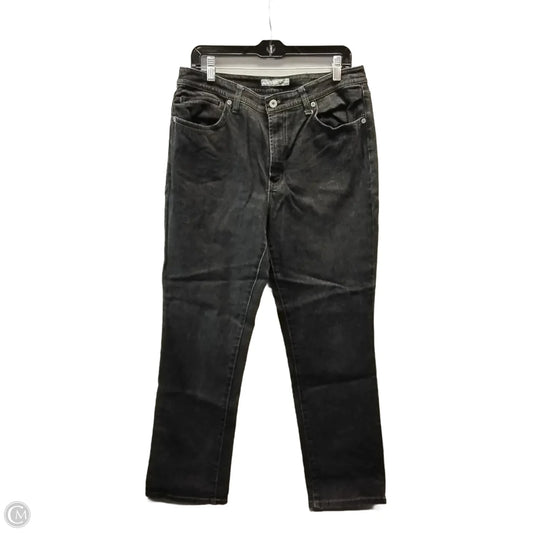 Jeans Wide Leg By Chicos In Black, Size: 16