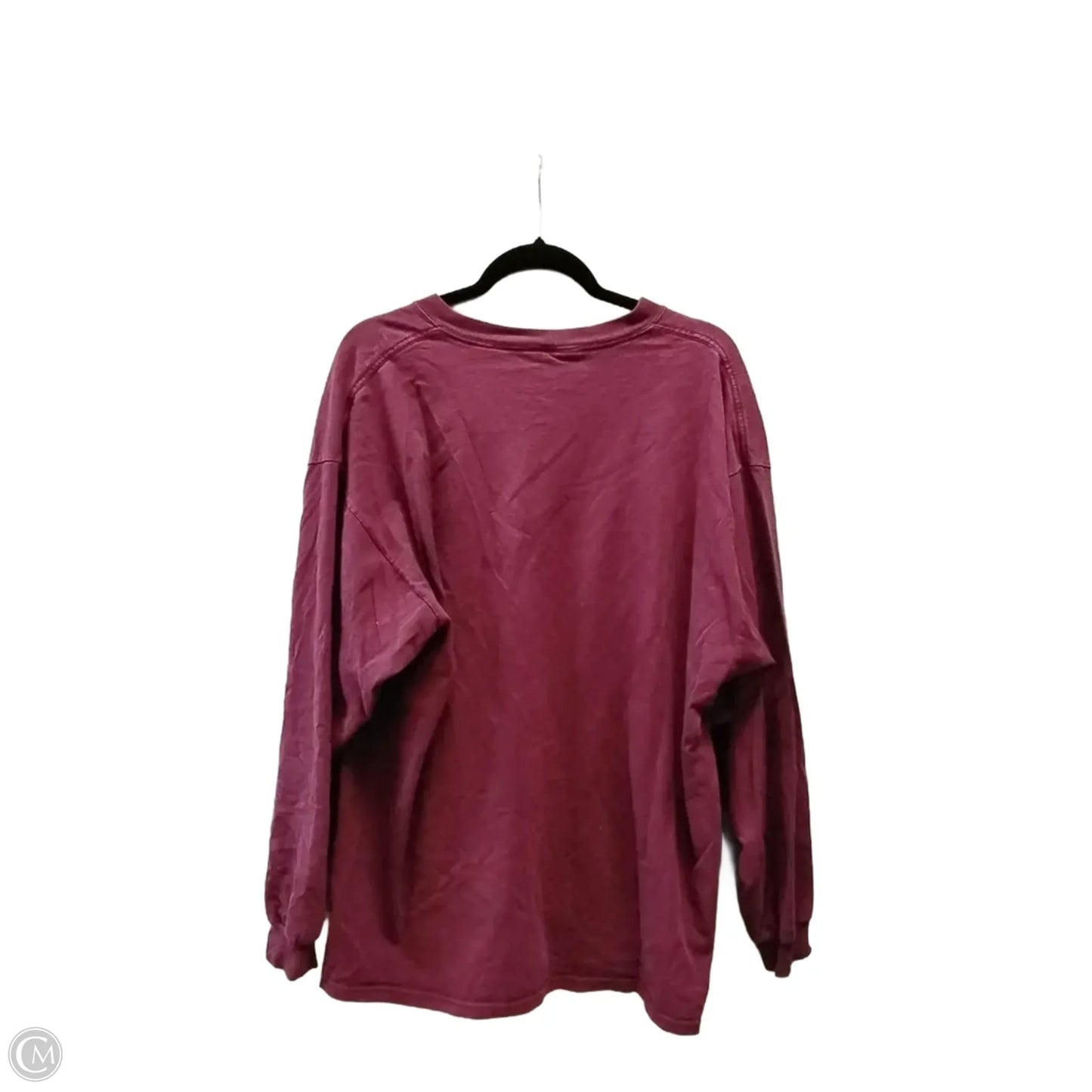 Top Long Sleeve By Clothes Mentor In Mauve, Size: Xxl
