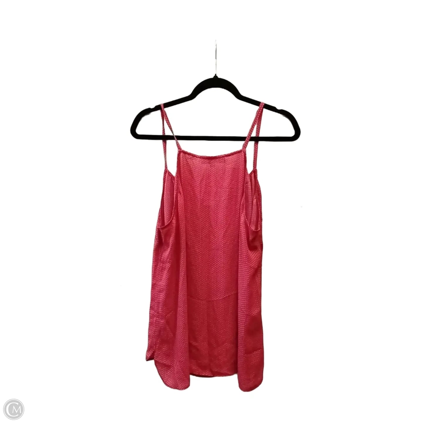 Blouse Short Sleeve By Loft In Polkadot Pattern, Size: Xl