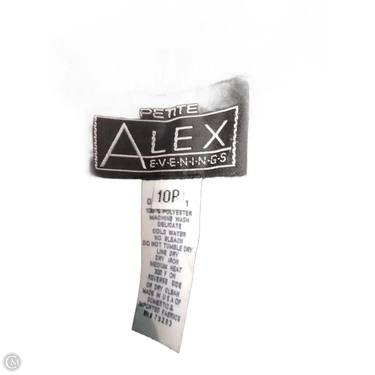 Pants Dress By Alex Evenings In Black, Size: 10p