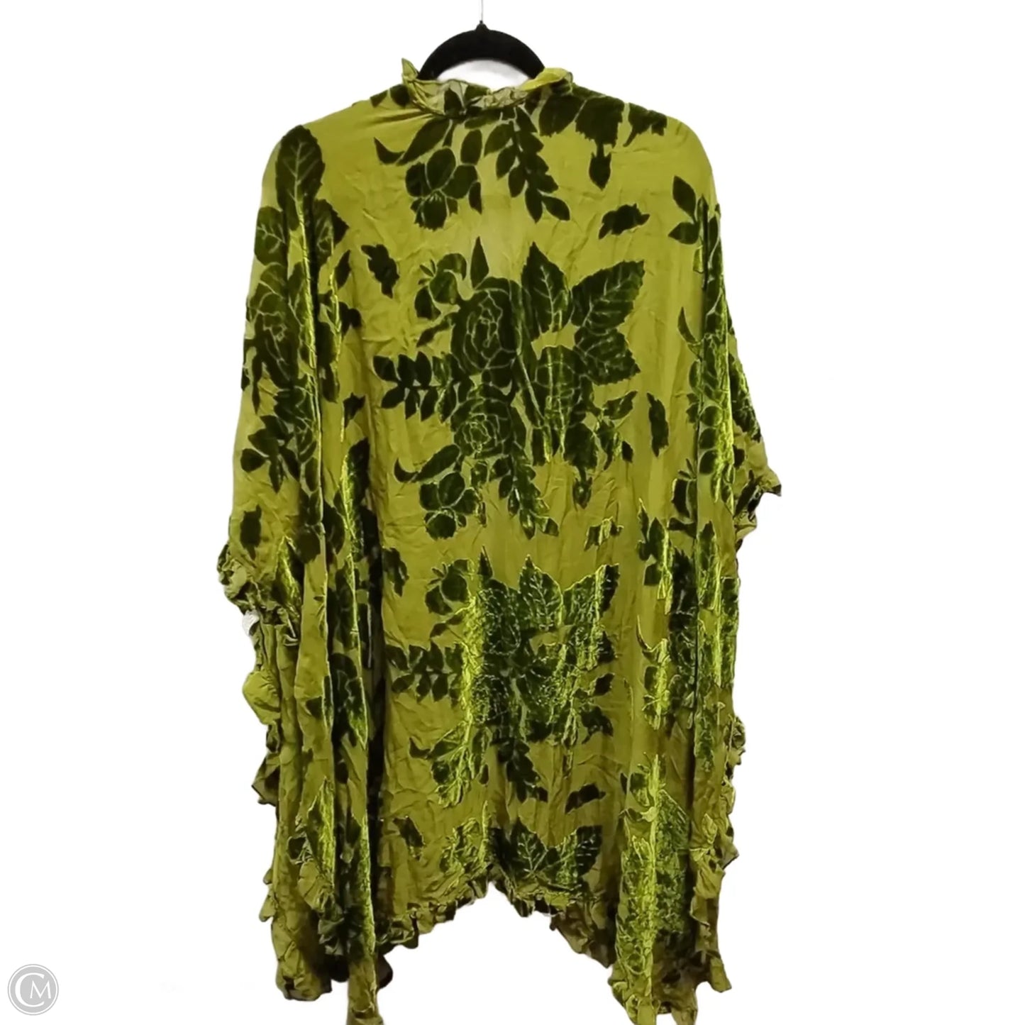 Shawl By Logo In Green, Size: 4x