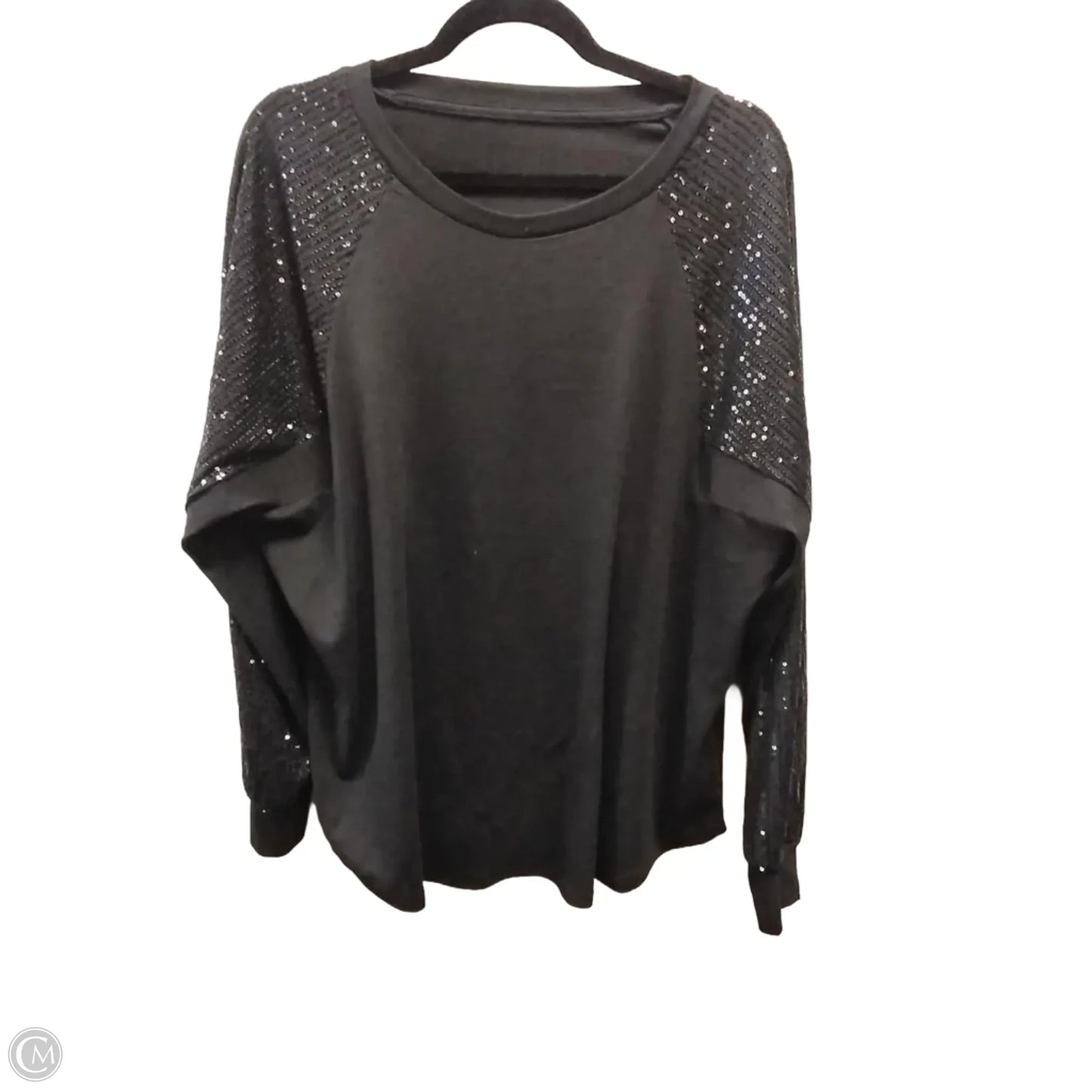 Top Long Sleeve By Clothes Mentor In Black, Size: Xl
