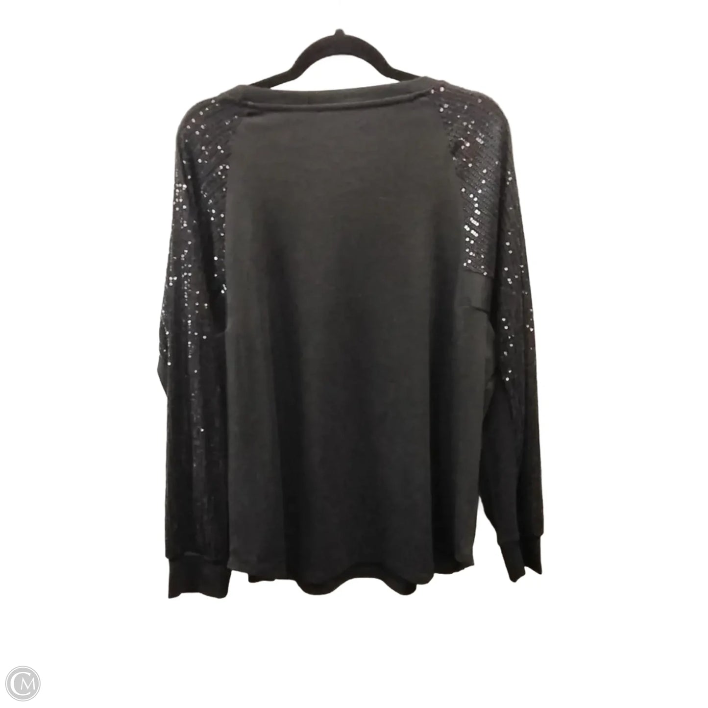 Top Long Sleeve By Clothes Mentor In Black, Size: Xl