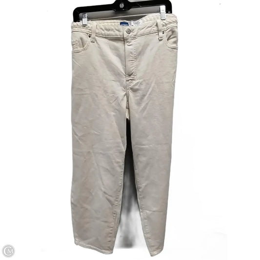 Jeans Straight By Old Navy In Beige, Size: 20