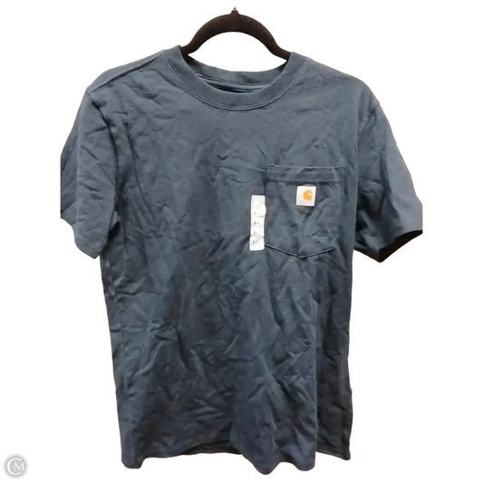 Top Short Sleeve By Carhartt In Blue, Size: S