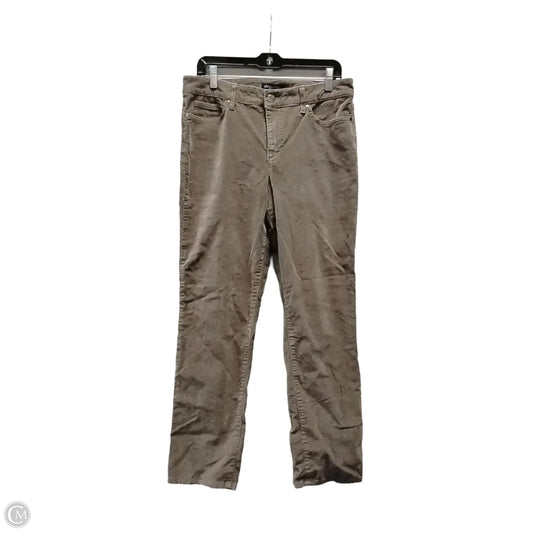 Pants Corduroy By Bandolino In Brown, Size: 10