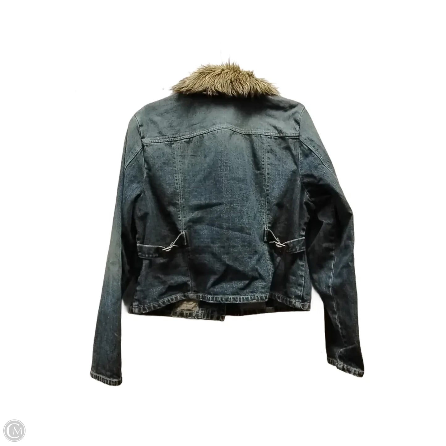 Jacket Denim By American Eagle In Blue, Size: Xl