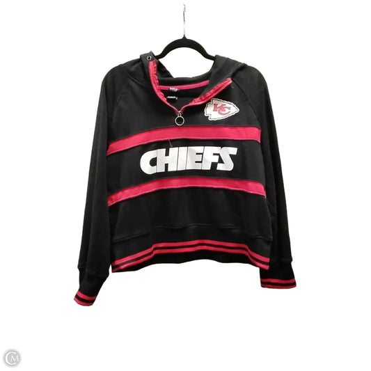 Sweatshirt Hoodie By Nfl In Black, Size: Xl