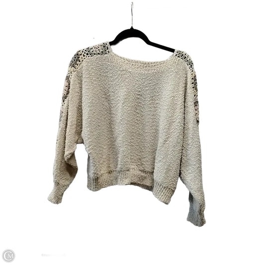 Sweater By Debut In Beige, Size: S