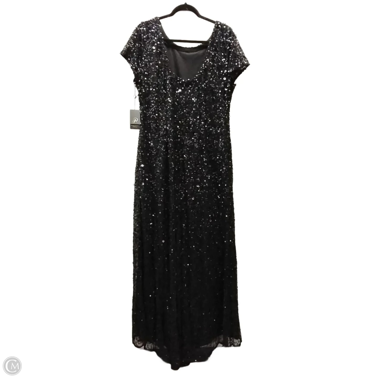 Dress Party Long By Adrianna Papell In Black, Size: 20