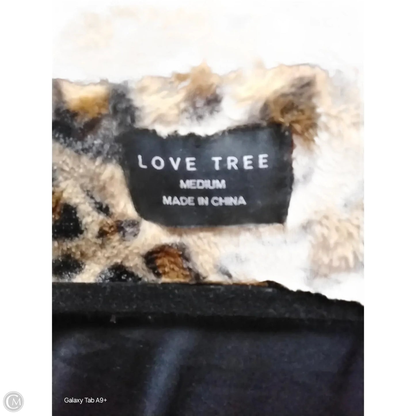 Coat Faux Fur & Sherpa By Clothes Mentor In Leopard Print, Size: M