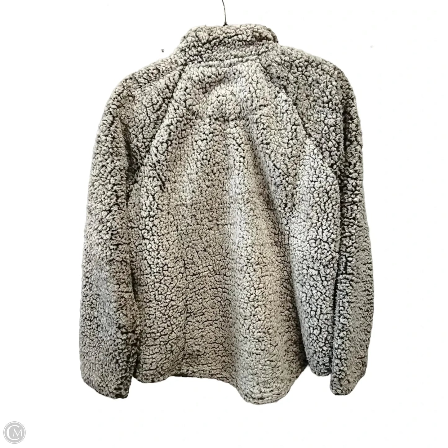 Sweatshirt Collar By Clothes Mentor In Brown, Size: L