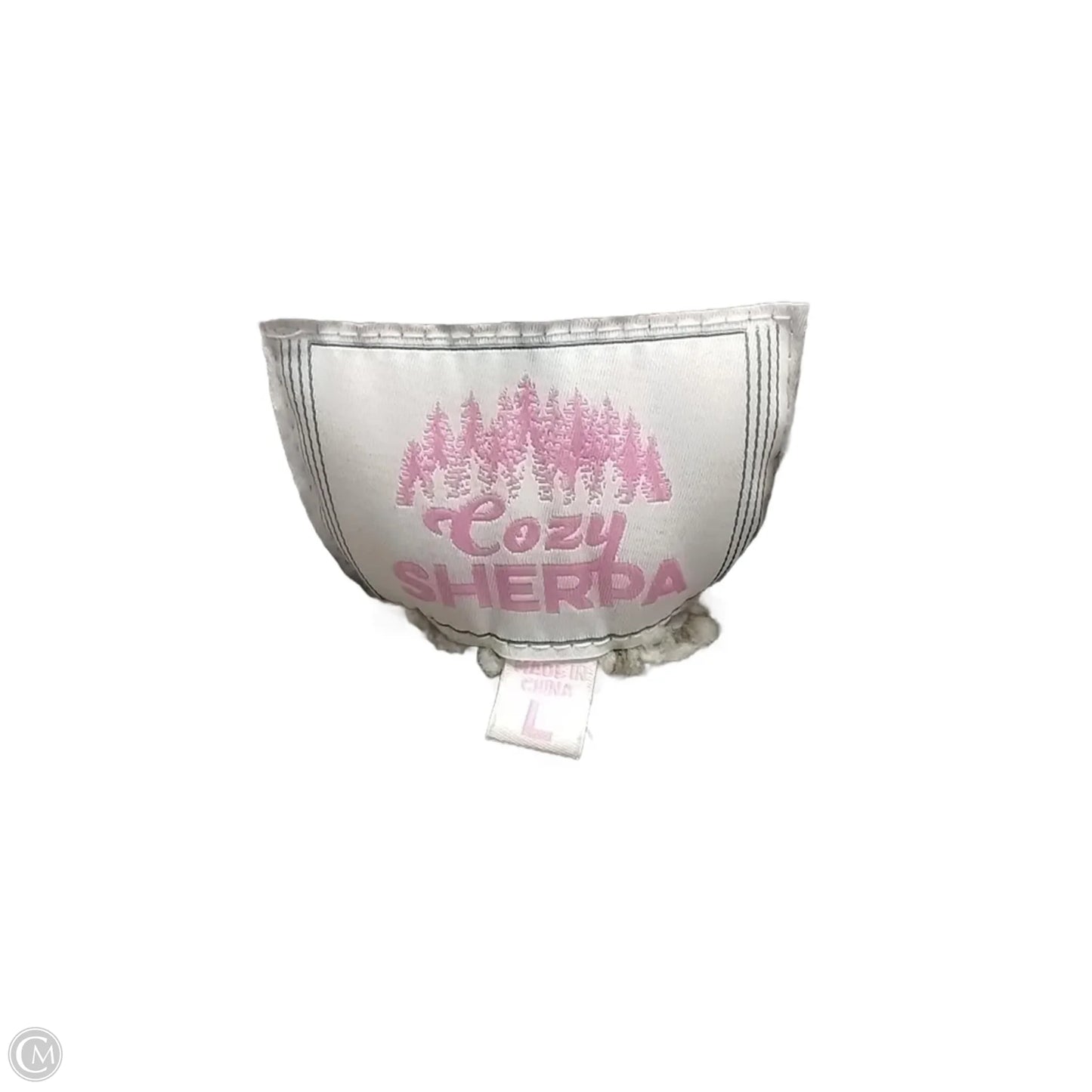 Sweatshirt Collar By Clothes Mentor In Brown, Size: L