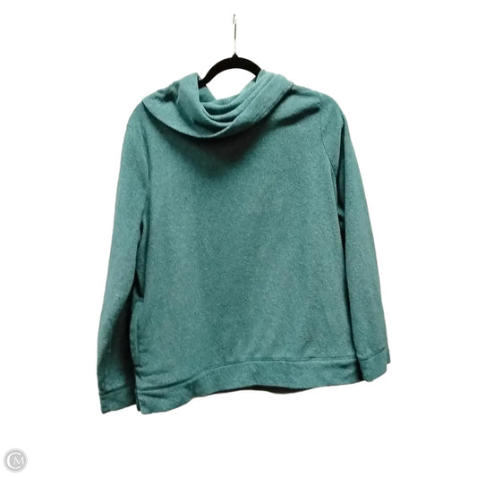 Sweatshirt Collar By L.l. Bean In Green, Size: L
