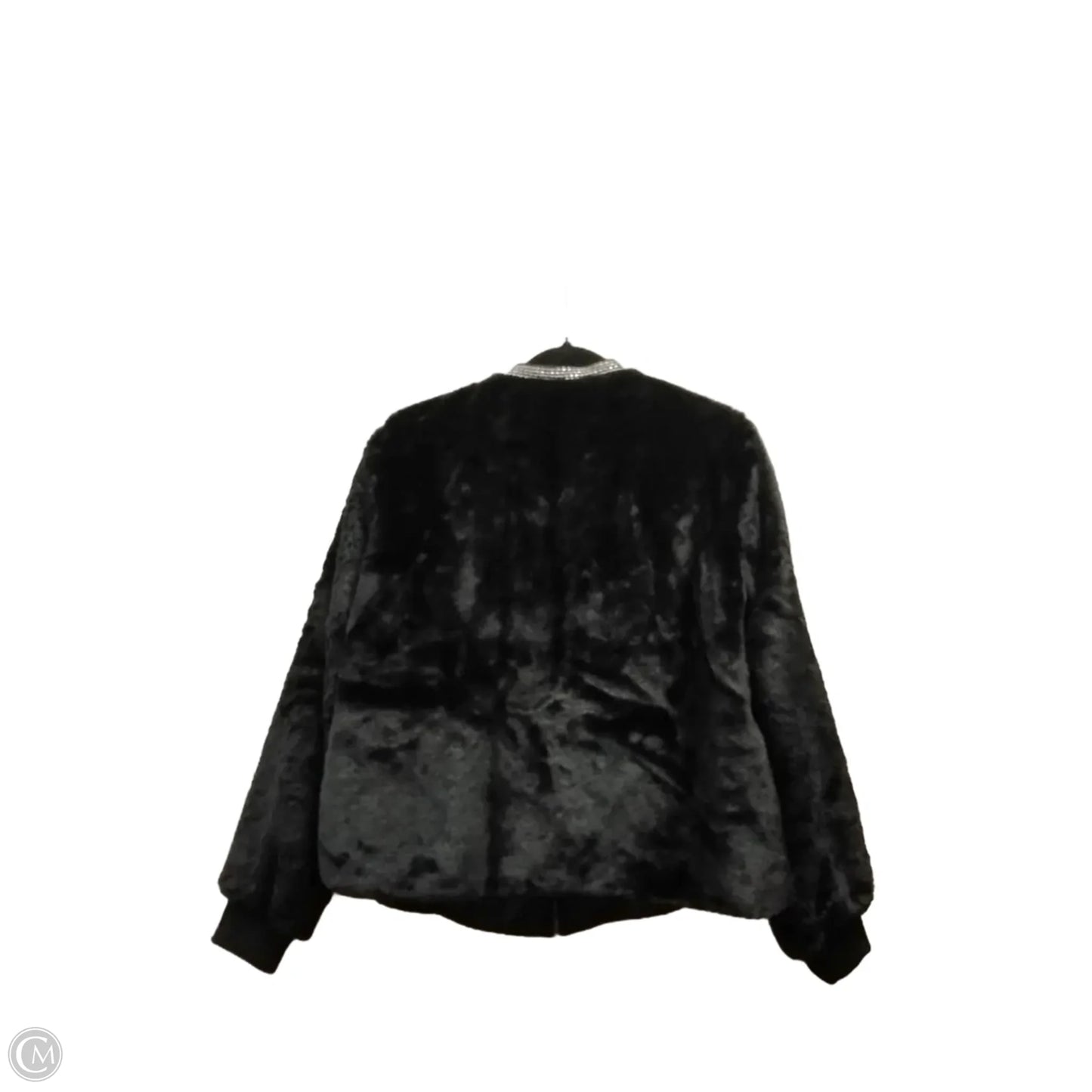 Jacket Faux Fur & Sherpa By Lane Bryant In Black, Size: L