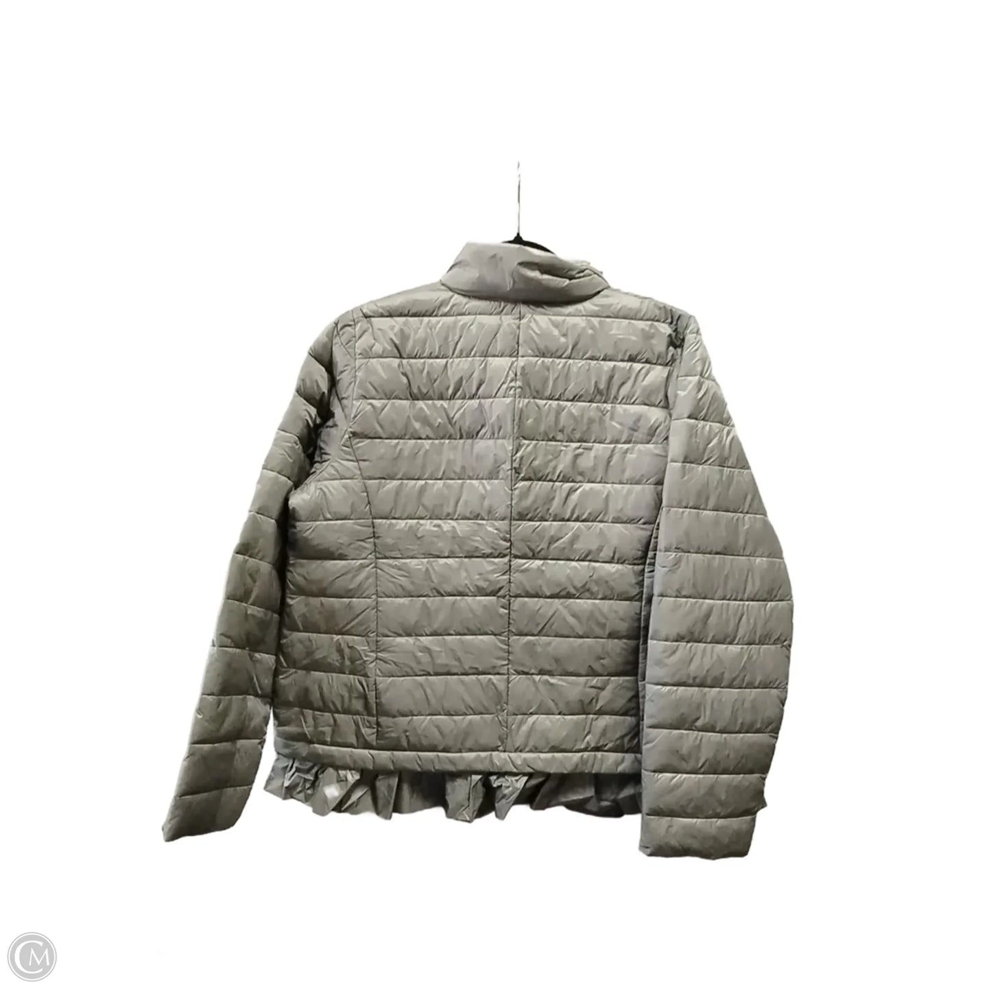 Coat Puffer & Quilted By Lane Bryant In Grey, Size: Xl