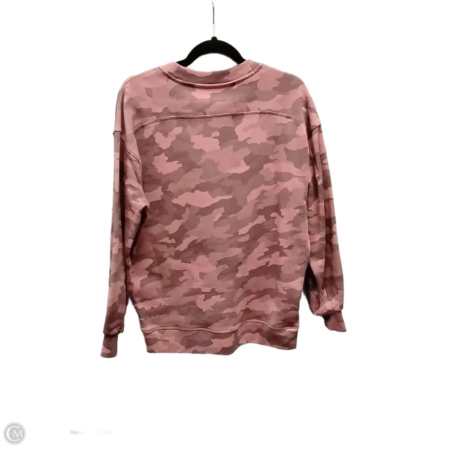 Sweatshirt Crewneck By Lululemon In Camouflage Print, Size: 2