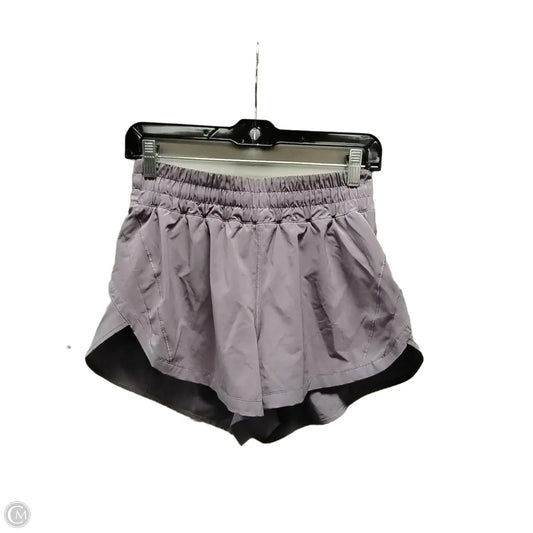 Athletic Shorts By Lululemon In Purple, Size: 8