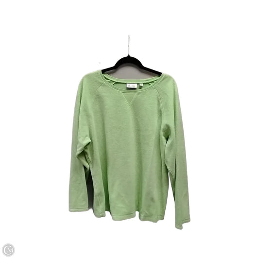 Sweatshirt Crewneck By D&co. In Green, Size: Xl
