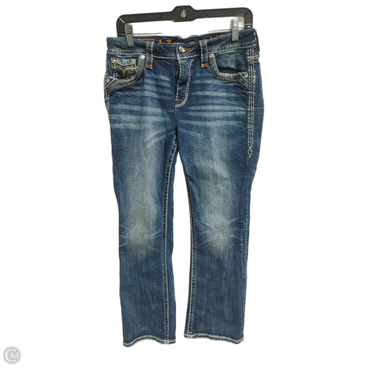 Jeans Boot Cut By Rock Revival In Blue, Size: 8