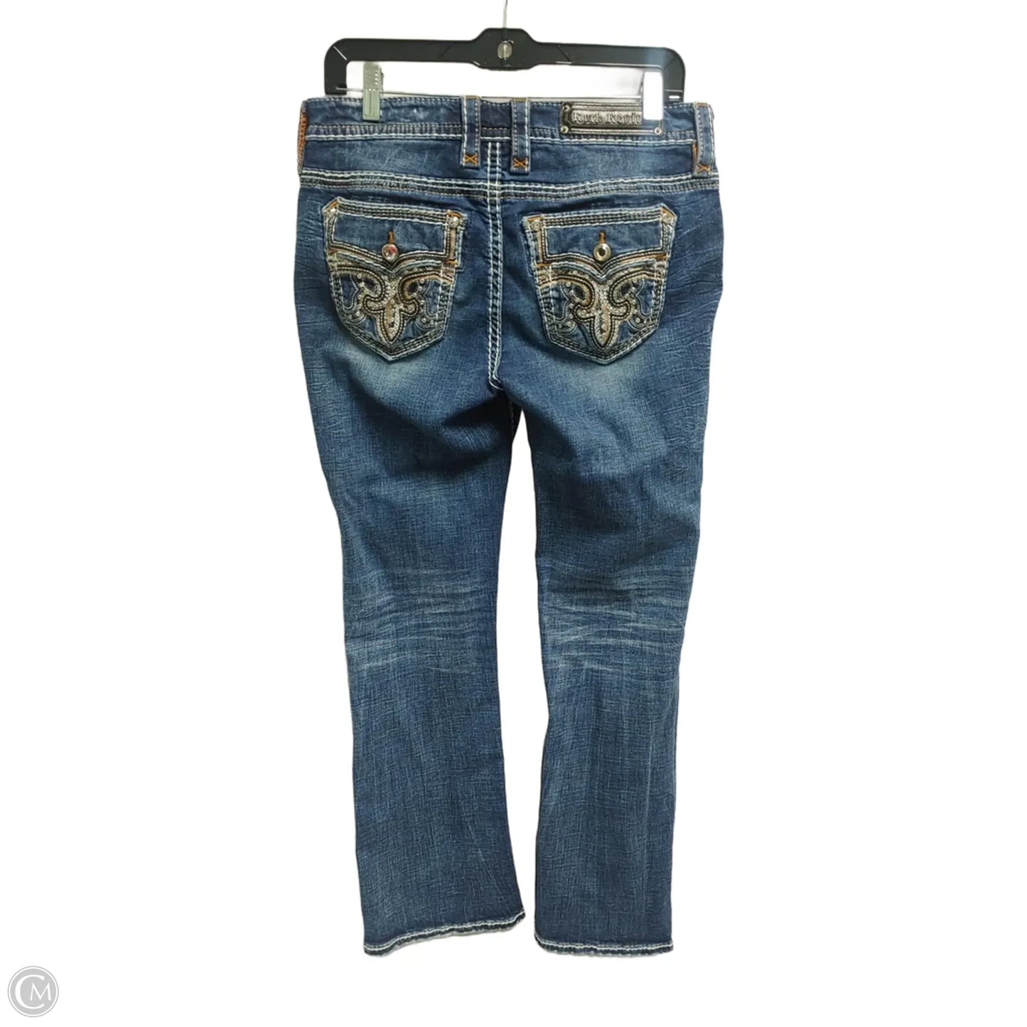 Jeans Boot Cut By Rock Revival In Blue, Size: 8