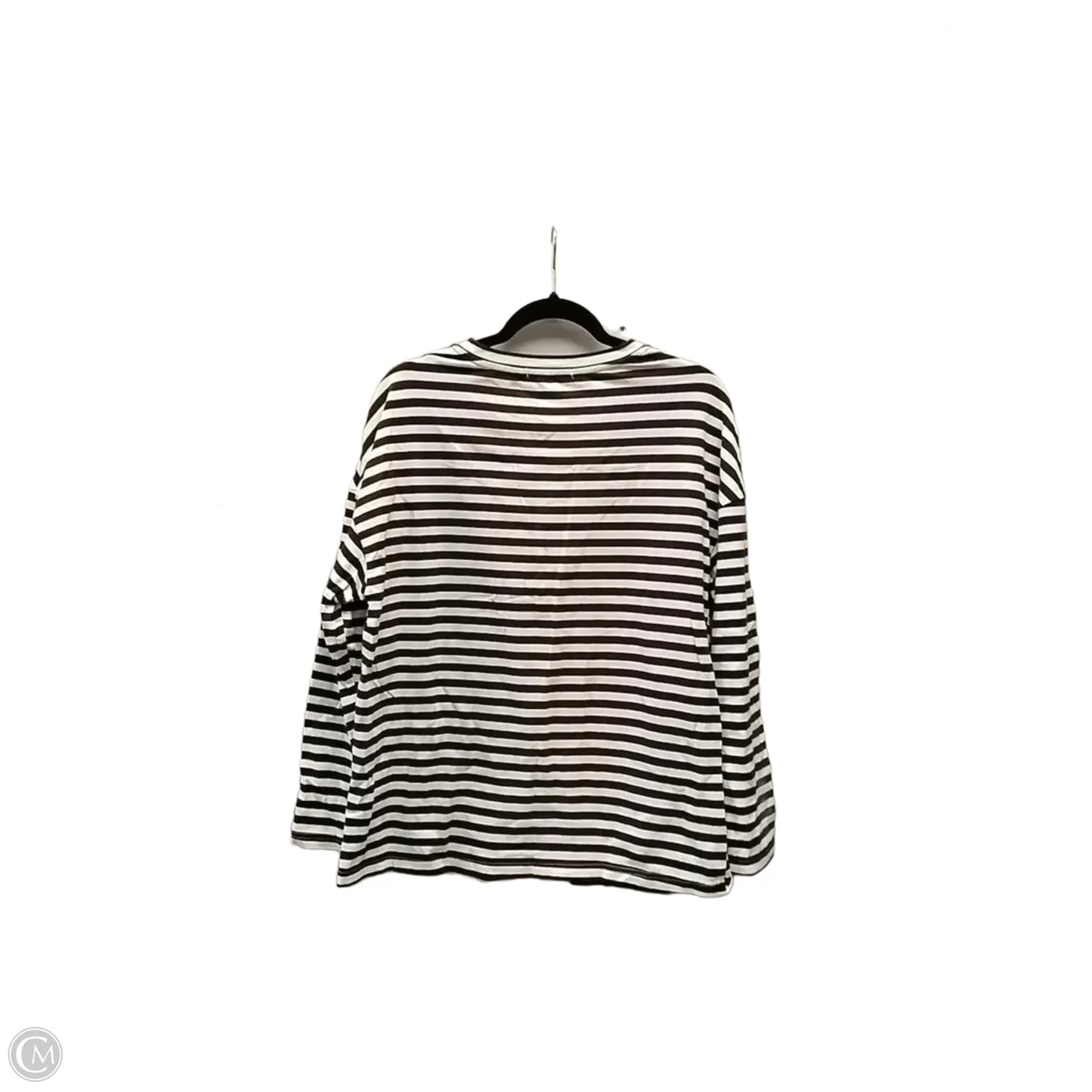 Top Long Sleeve Basic By Clothes Mentor In Striped Pattern, Size: L