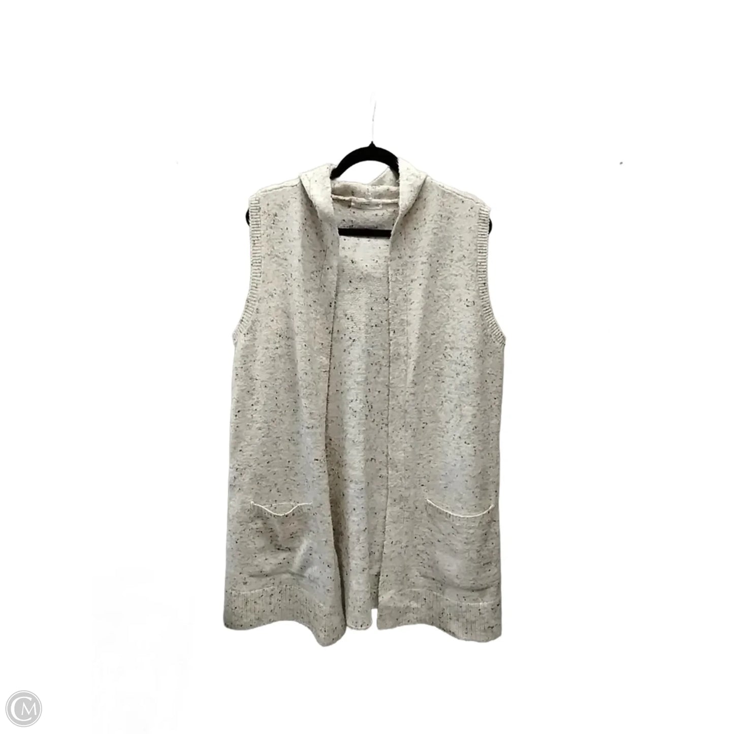 Sweater Short Sleeve By Clothes Mentor In Beige, Size: L