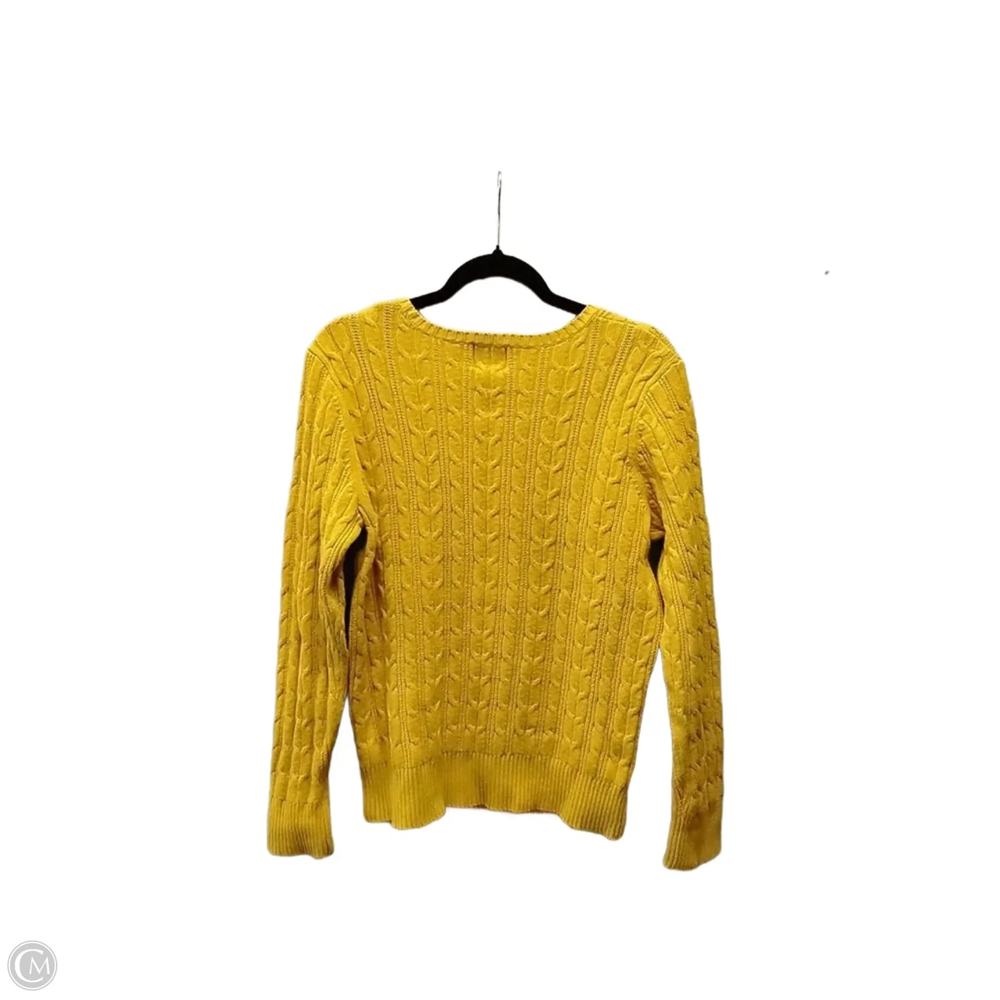 Sweater By St Johns Bay In Yellow, Size: L