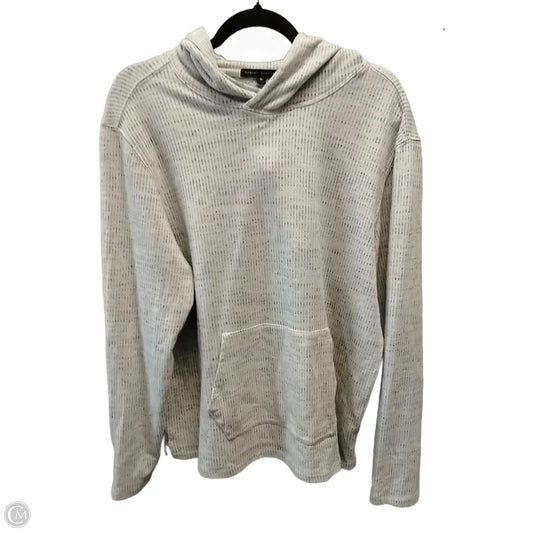 Sweatshirt Hoodie By Clothes Mentor In Grey, Size: Xl
